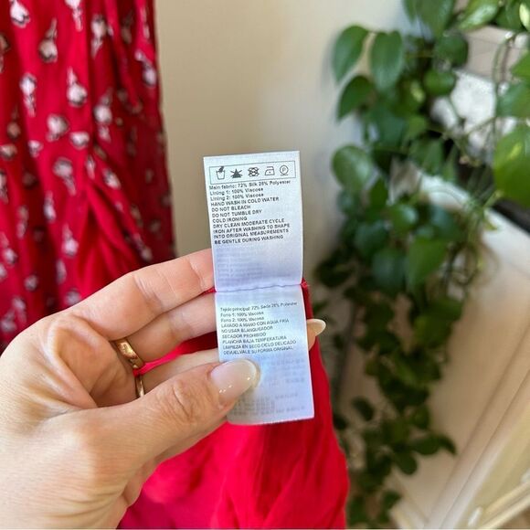 BA&SH Madonna Fil  Coupé Silk-Blend Georgette Maxi Wrap Dress - Picture 8 of 8